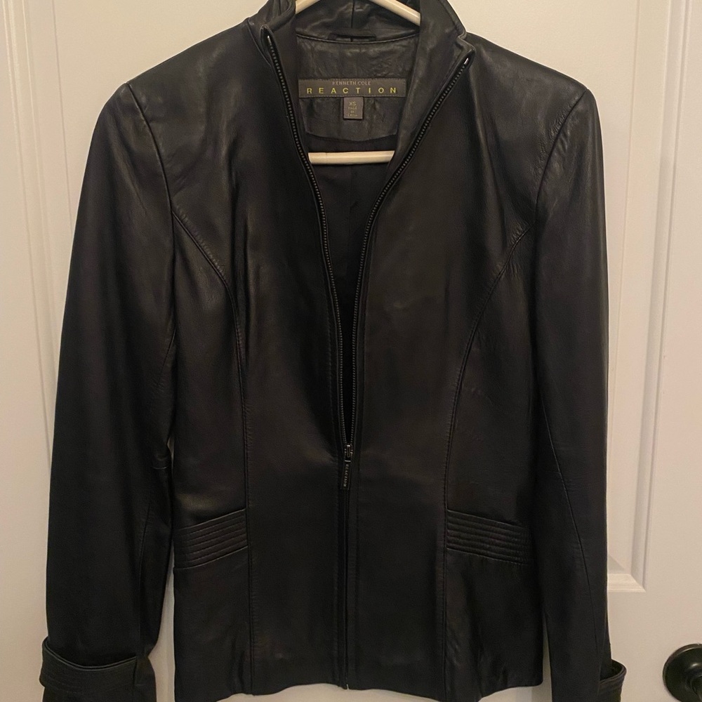 Kenneth Cole Reaction Leather Jacket